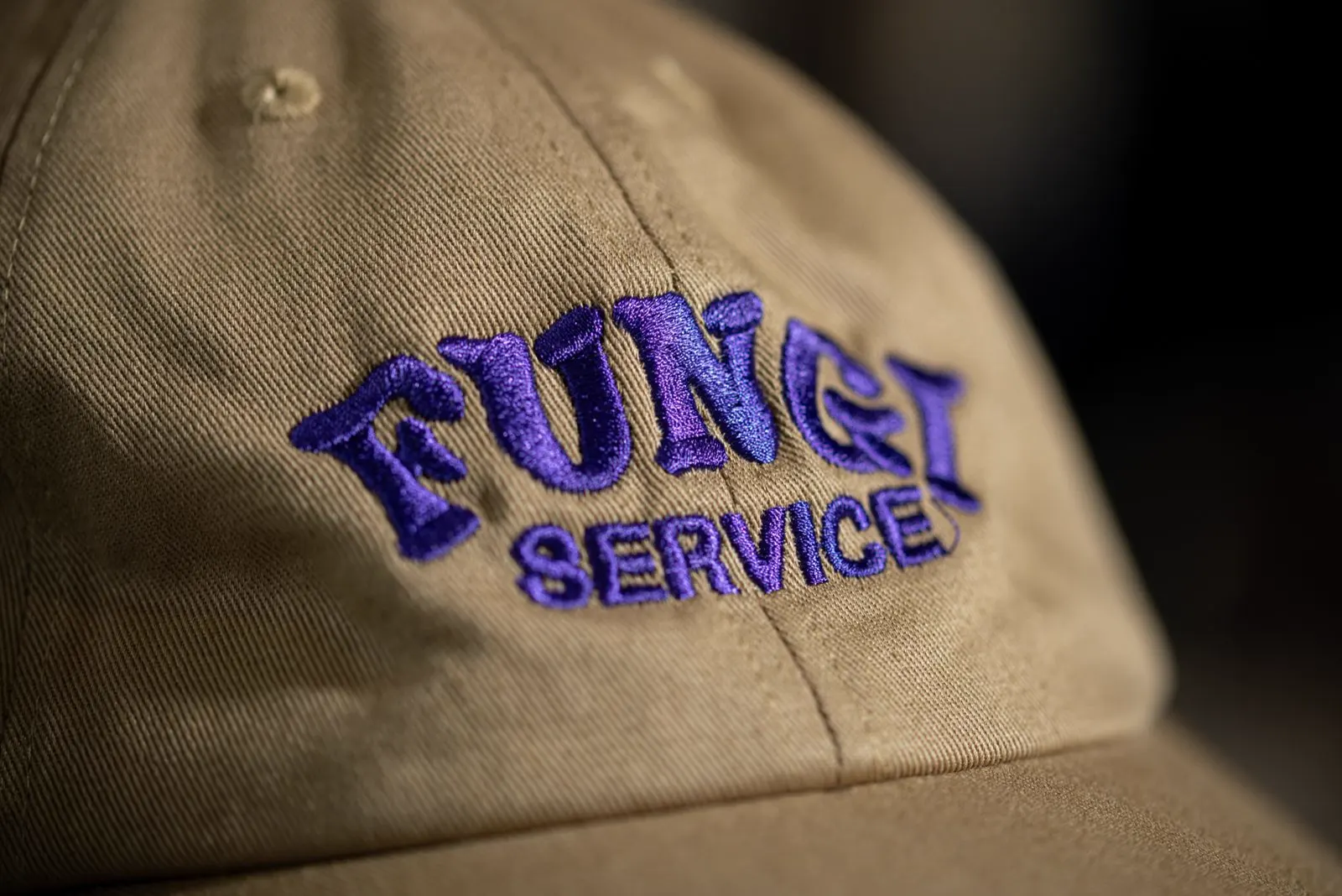 Bestickte Cap mit farbigem Logo-Schriftzug, TIME/LESS Prints.